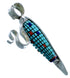 Multicolor Turquoise Corn Southwestern Pendant PS58649